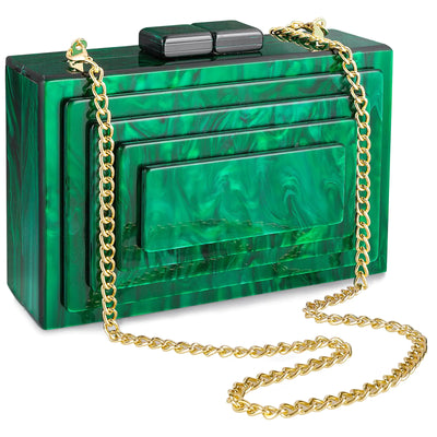 Acrylic Tower Clutch for Elegant Evenings