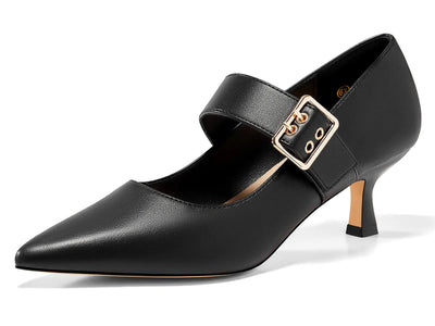 Coutgo Chic Patent Mary Jane Pumps