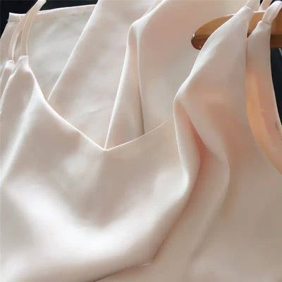 V-Neck Satin Camisole Top