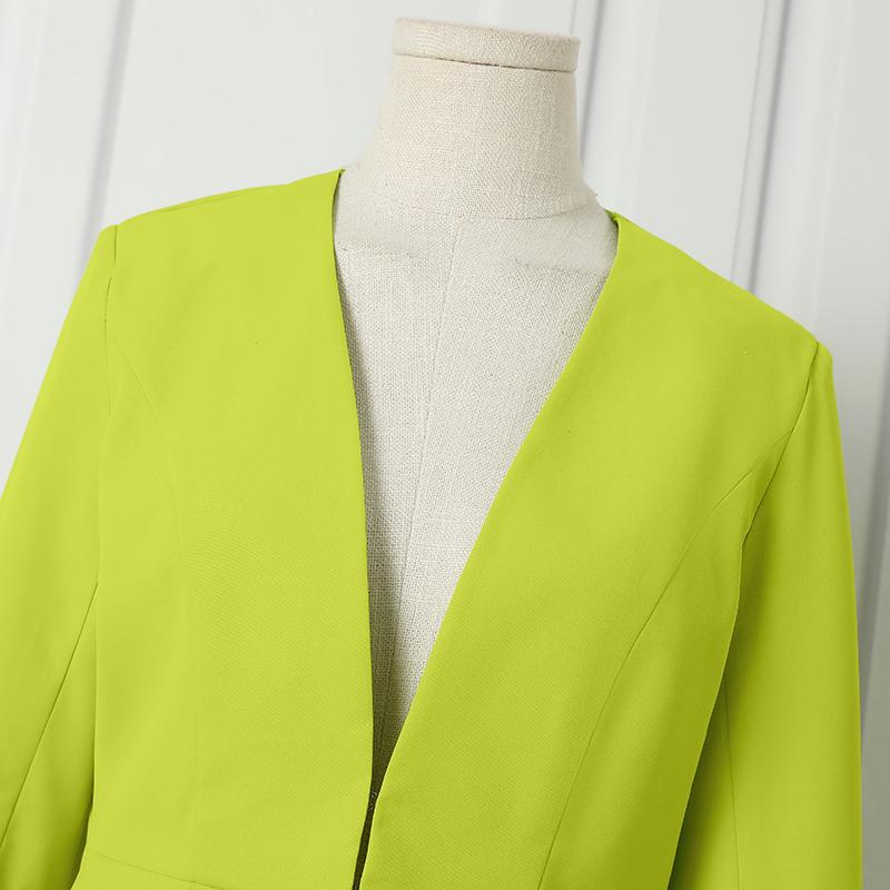 2-Piece Solid Color Pants Suit – Flare Sleeve V-Neck Top & Bell Bottom Trousers