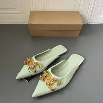 Fashionable Flat Pointed Toe Anti-Slip Casual Slippers