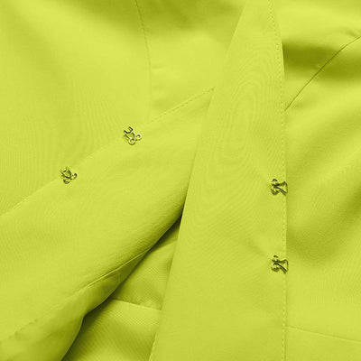 2-Piece Solid Color Pants Suit – Flare Sleeve V-Neck Top & Bell Bottom Trousers