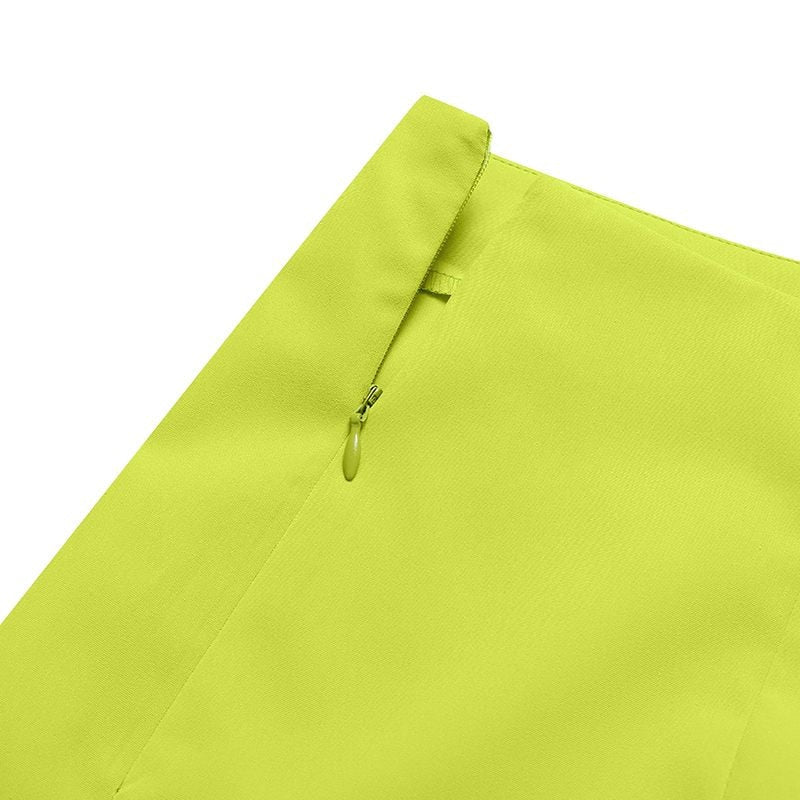 2-Piece Solid Color Pants Suit – Flare Sleeve V-Neck Top & Bell Bottom Trousers