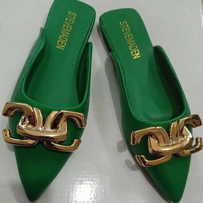 Fashionable Flat Pointed Toe Anti-Slip Casual Slippers