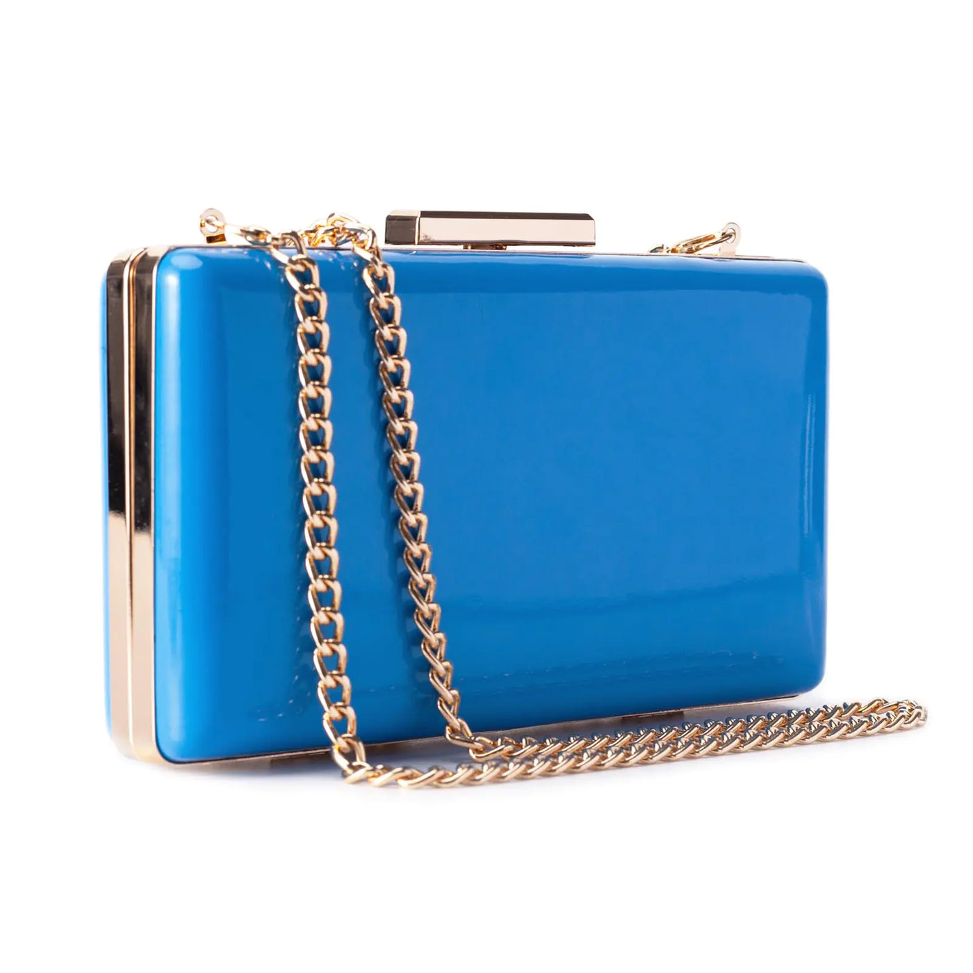 Elegant Blue Clutch - Compact Evening Purse for Women