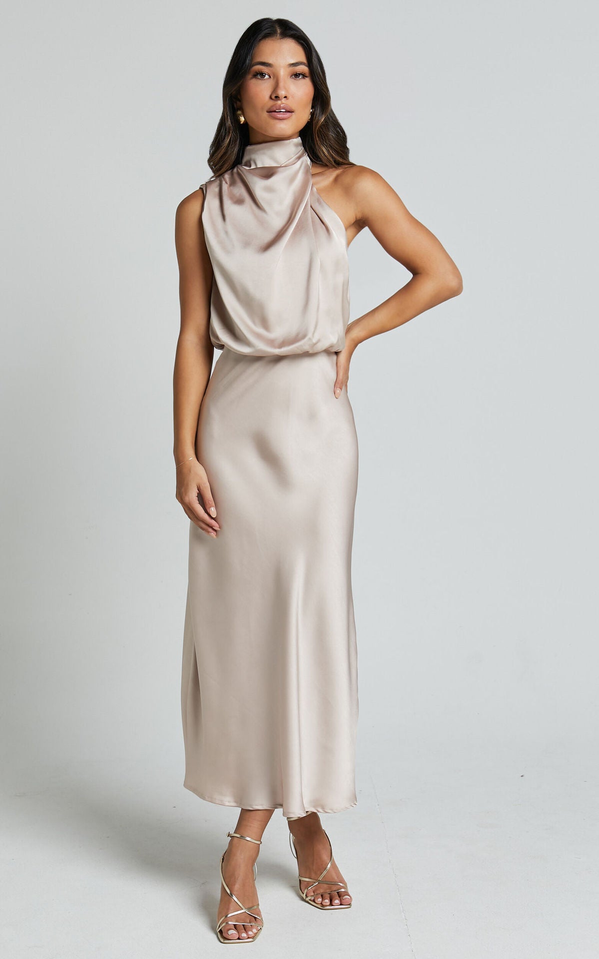 Elegant Summer Sleeveless Midi Dress – Chic Evening Wear for Women