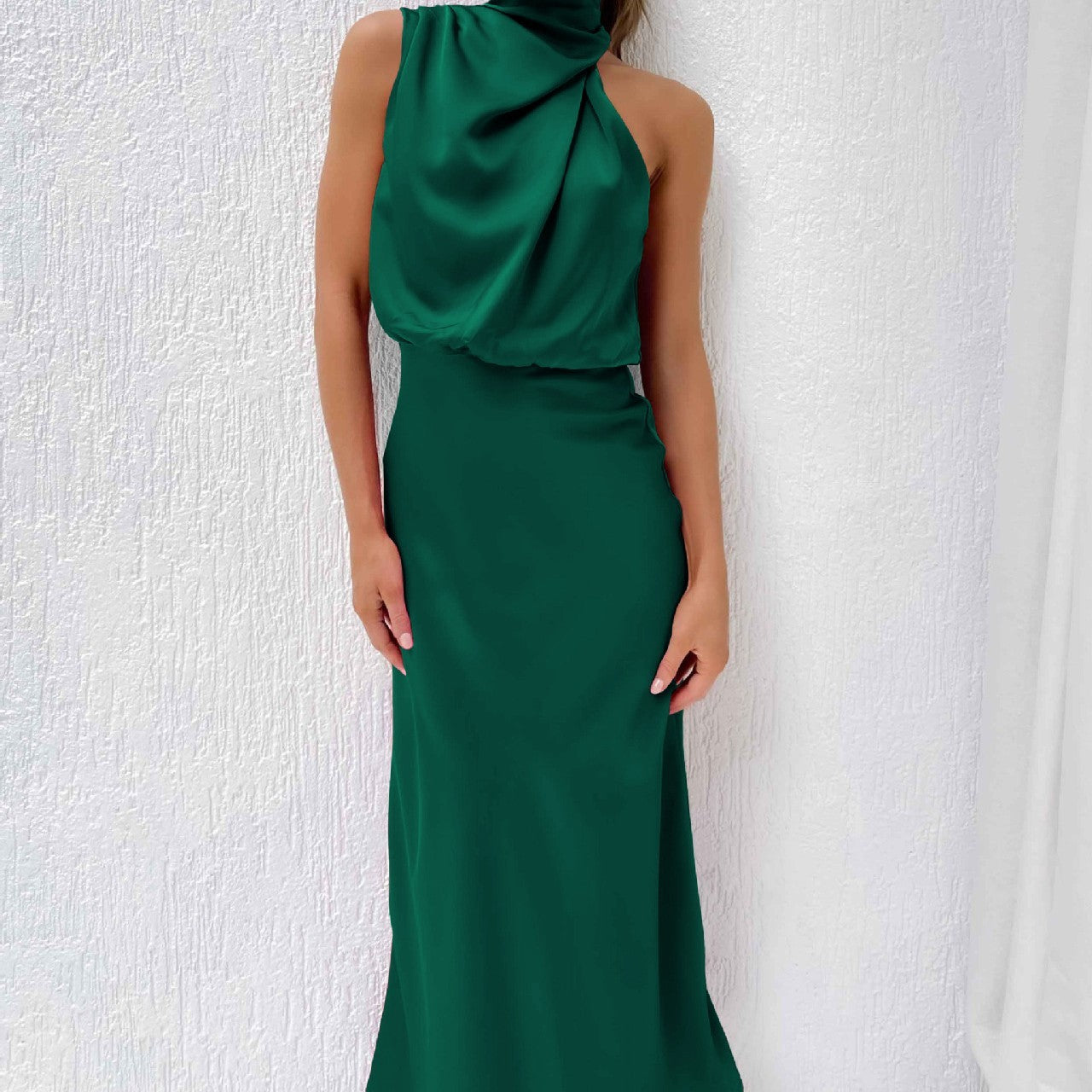 Elegant Summer Sleeveless Midi Dress – Chic Evening Wear for Women