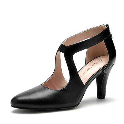 SilentStride Slip-on Dress Pumps