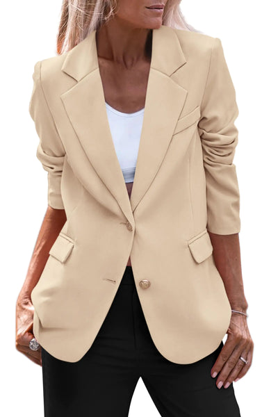 Modern Business Casual Notch Lapel Blazer
