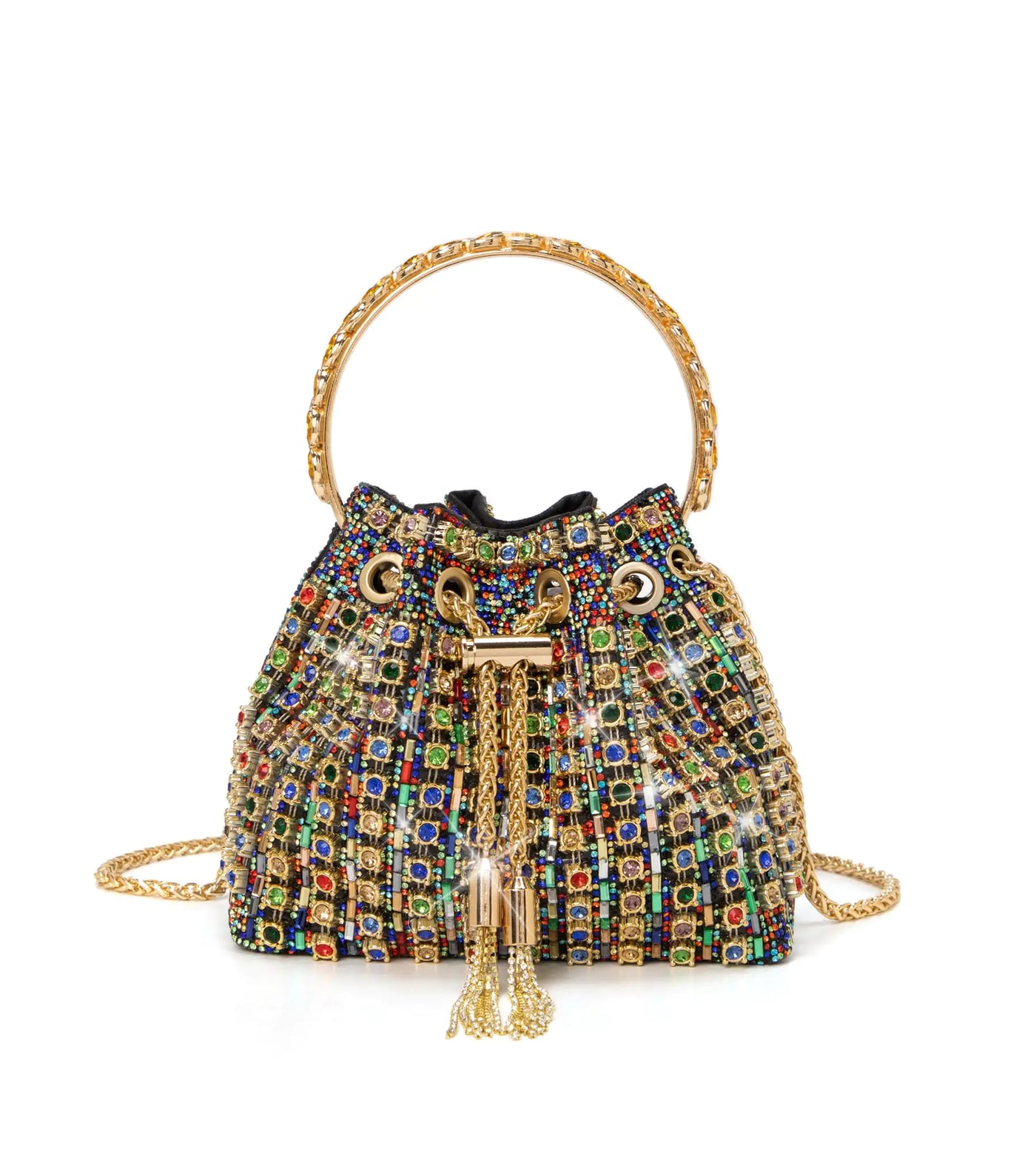 Glamorous Gemstone Evening Clutch